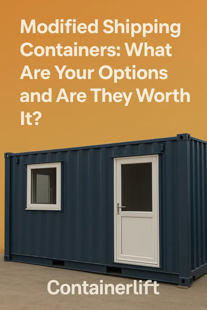 modified shipping containers at Containerlift