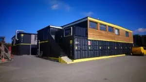 shipping container office Prow Park at Containerlift